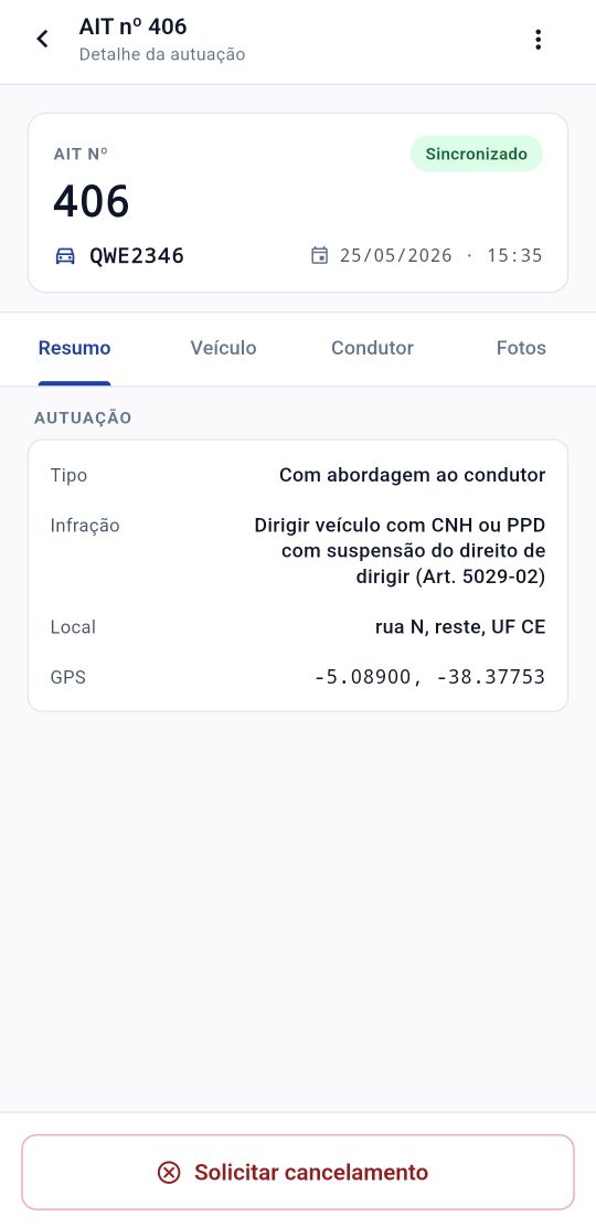 Tela de impressão Bluetooth com impressora ESC/POS